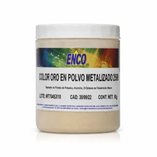 Color Oro en Polvo Metalizado 50gr ENCO