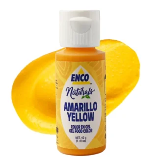 Colorante Amarillo Natural en Gel ENCO 40g (Colección Naturals)